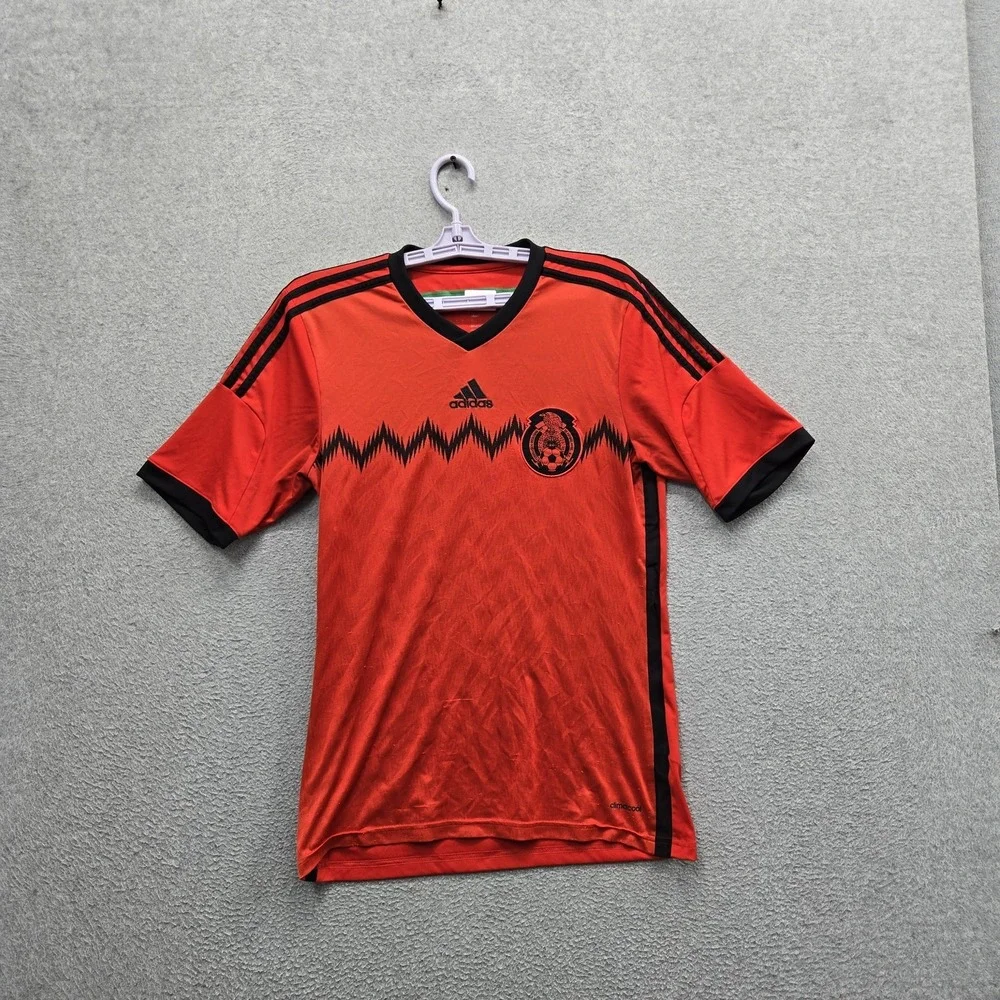 Mexico National Football Team Men Jersey S Red Adidas 2010 World Cup Soccer